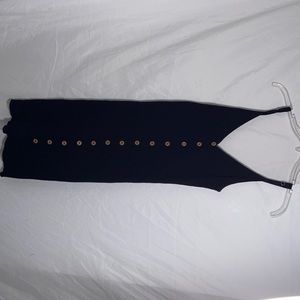 Forever 21 black button down dress